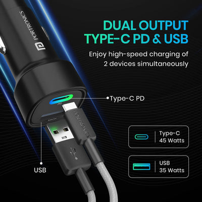 Car Power 80 DualPort Car Charger