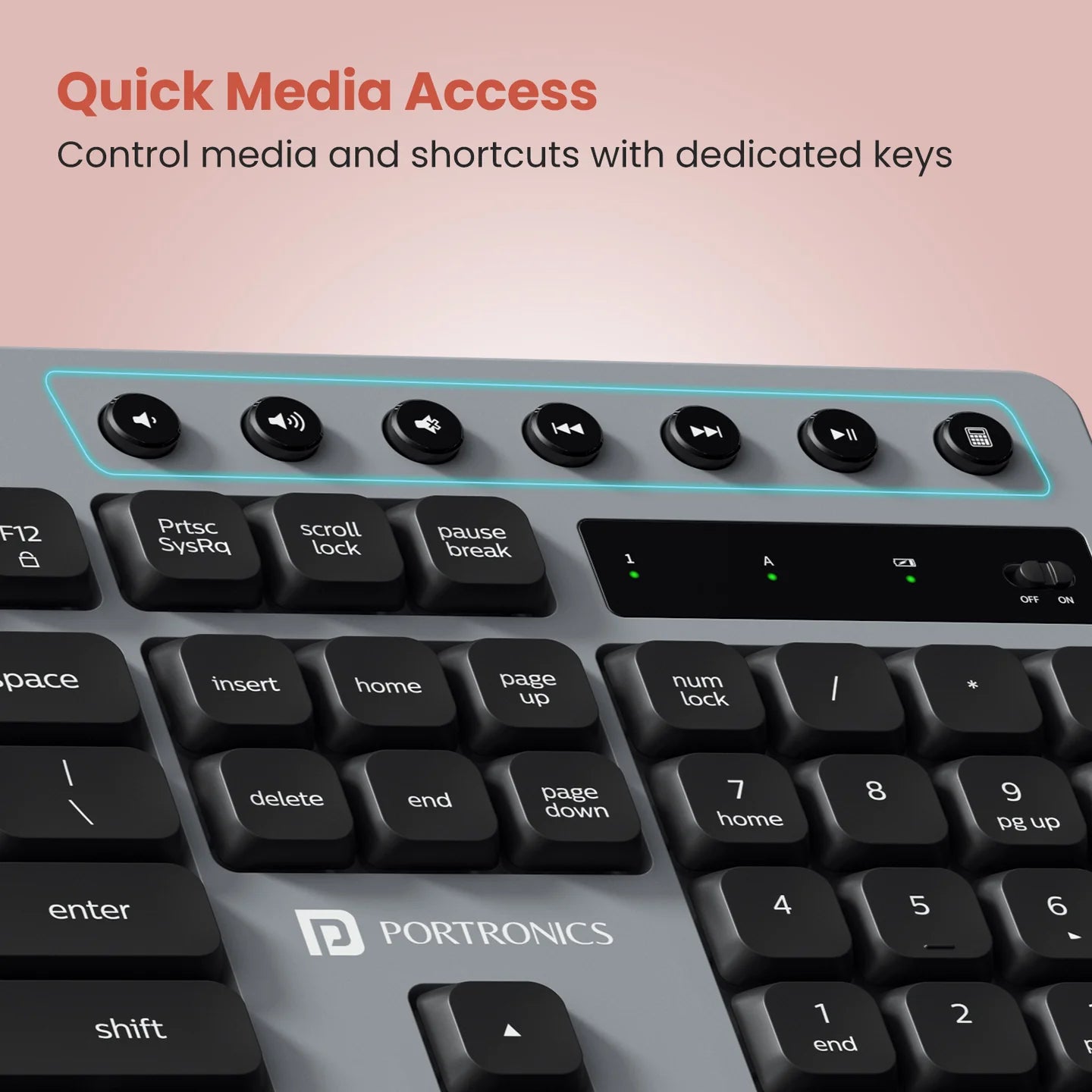 Key10 Wireless Keyboard Mouse