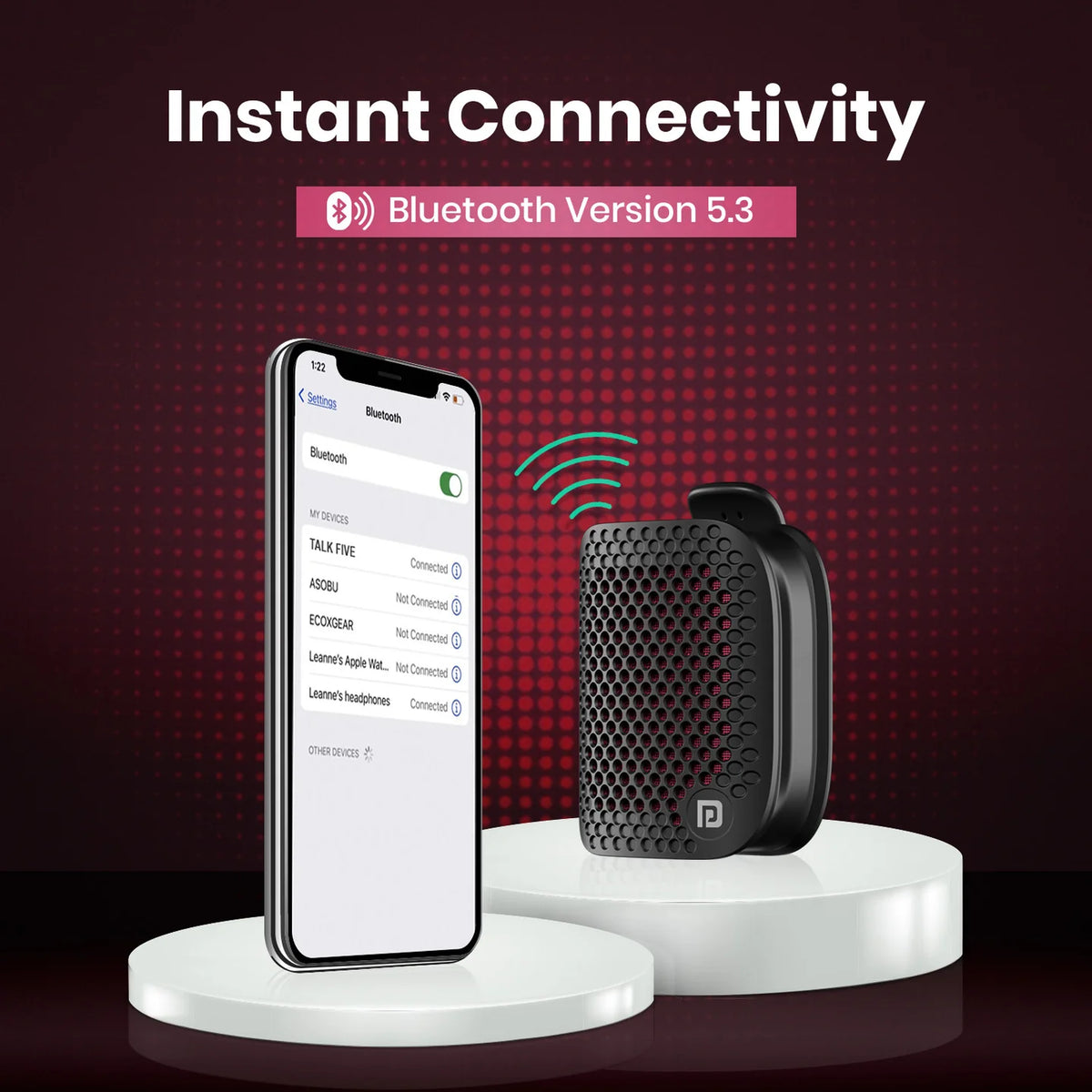 Talk Five Wearable Wireless Speaker