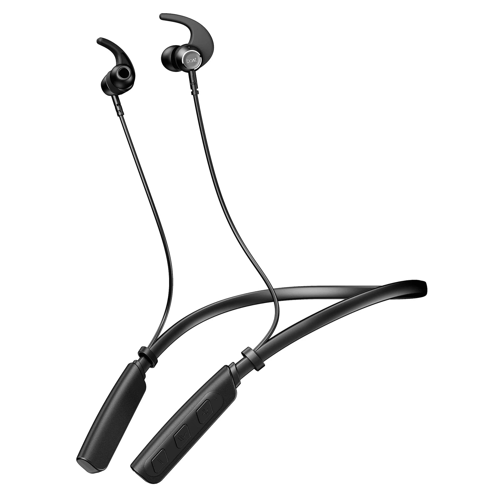 Rockerz 203 Magnetic Neckband #color_active-black