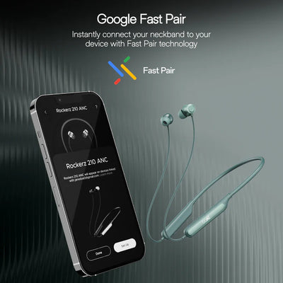 Rockerz 210 ANC Magnetic Neckband 
