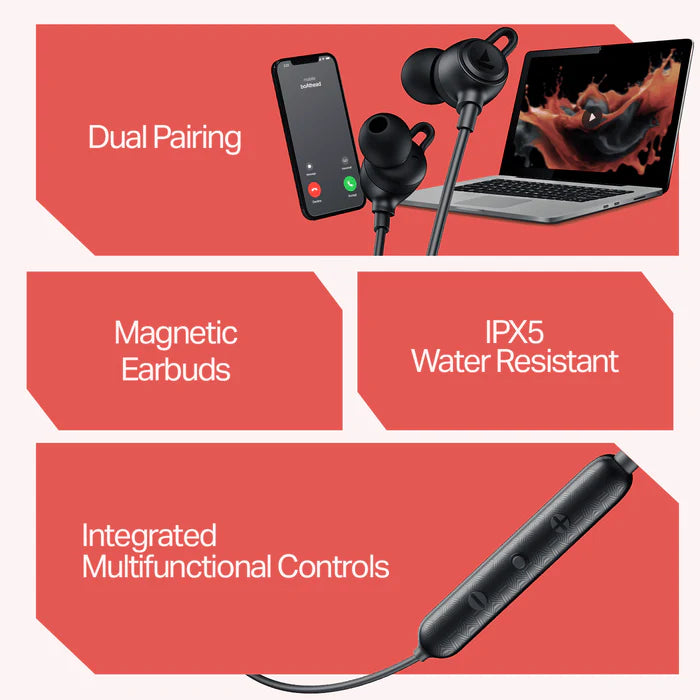 Rockerz Bold Magnetic Neckband 