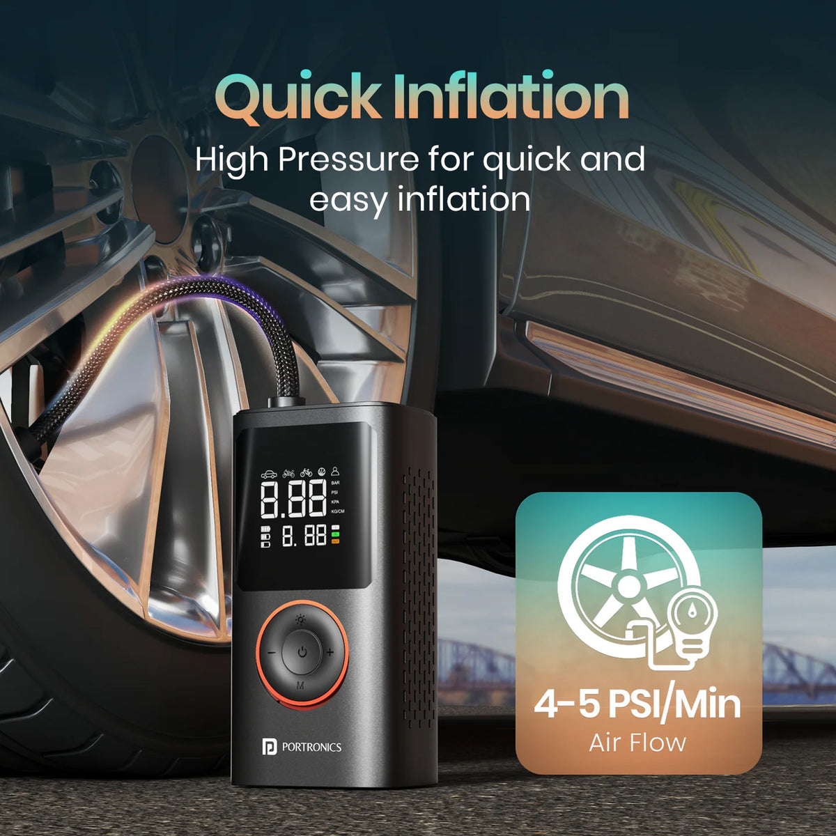 Vayu Portable Tyre Inflator