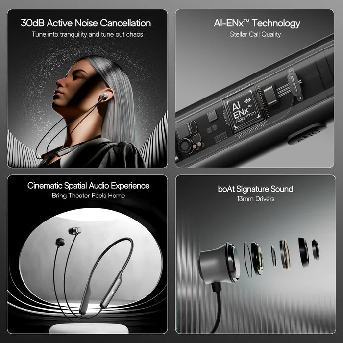 Rockerz 210 ANC Magnetic Neckband 