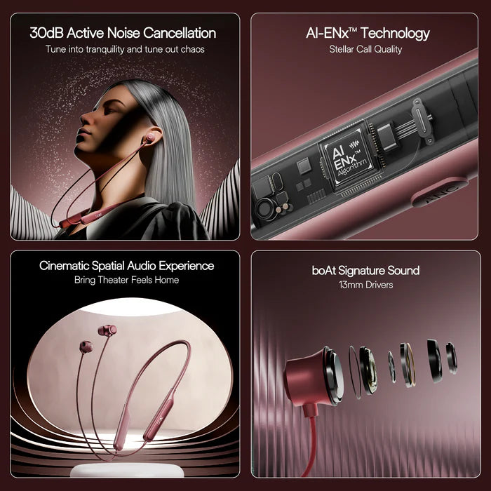 Rockerz 210 ANC Magnetic Neckband 