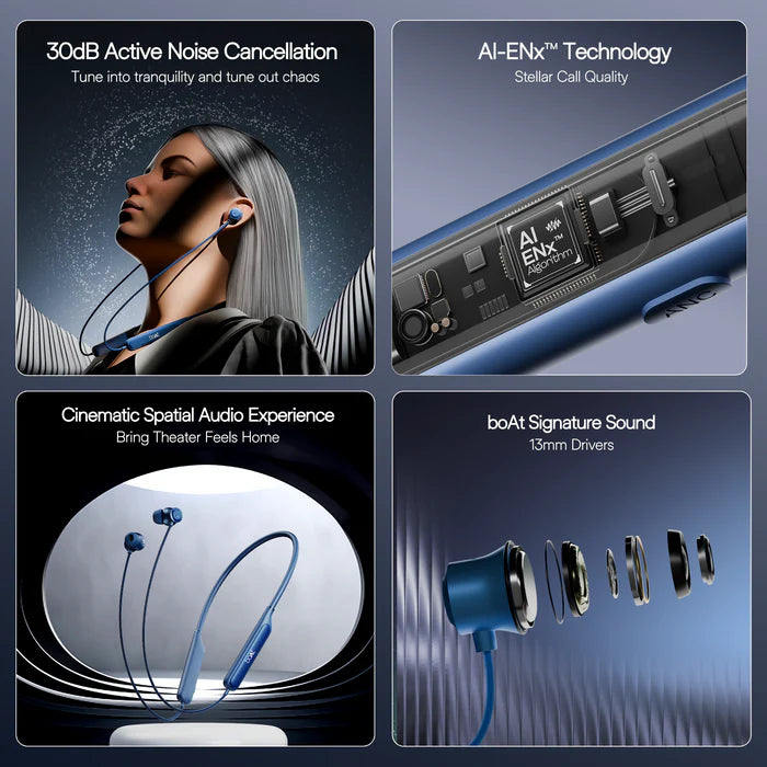 Rockerz 210 ANC Magnetic Neckband 