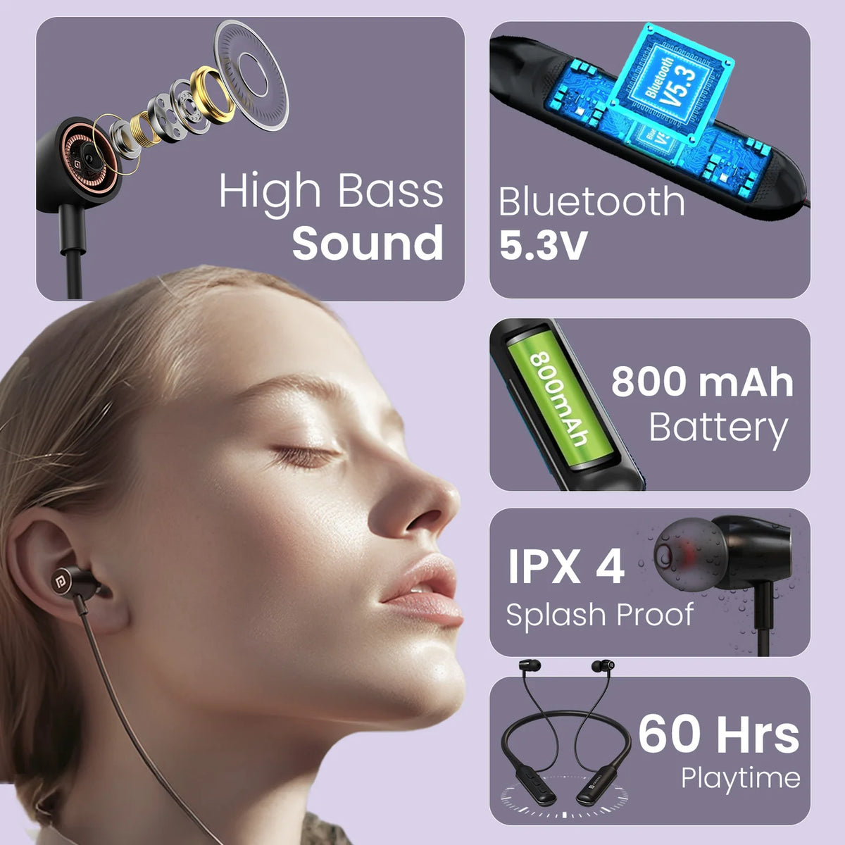 Harmonics 250 Wireless Neckband