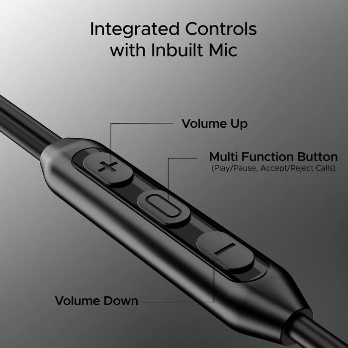 100C Wired In-Ear Earphone #color_black