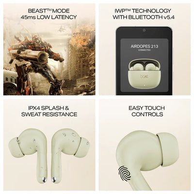 Airdopes 213 Wireless Earbuds 