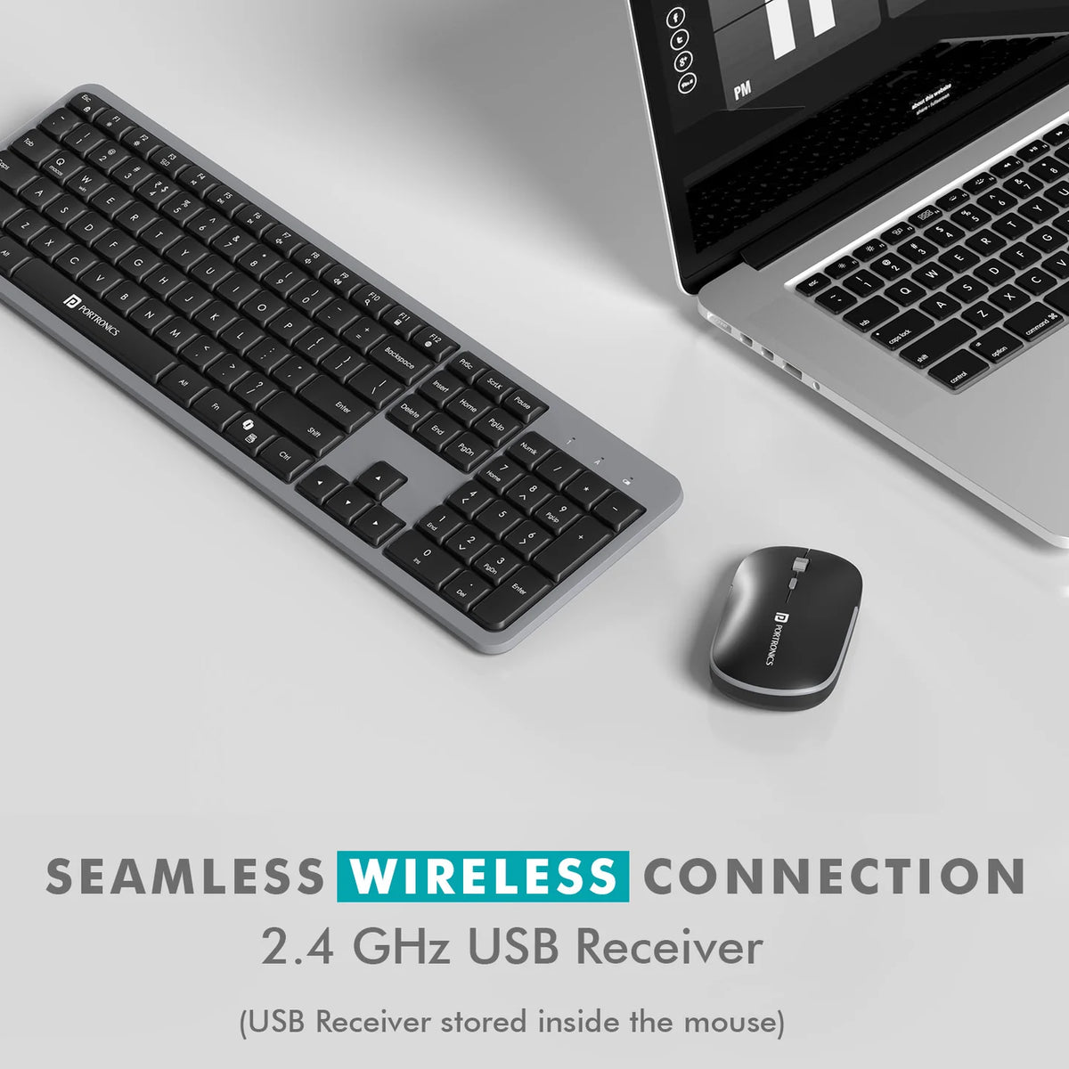 Key4 Combo Wireless Keyboard Mouse Set