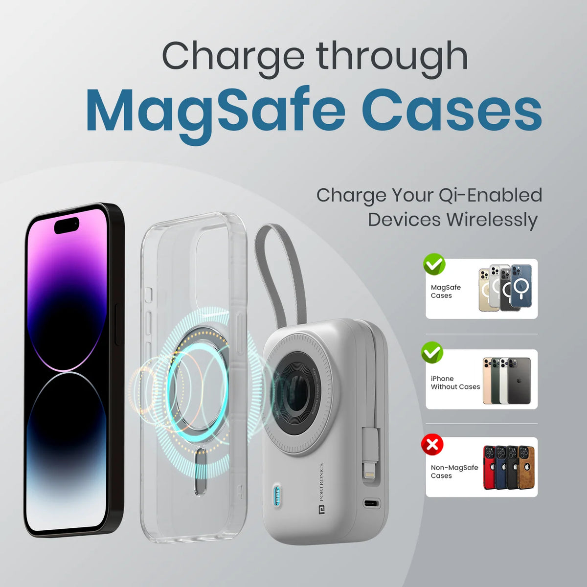 Power Shutter 20K 20000mAh Wireless Powerbank