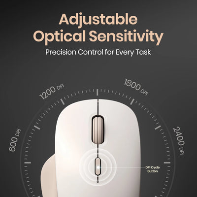 ToadGo Ergonomic Wireless Optical Mouse