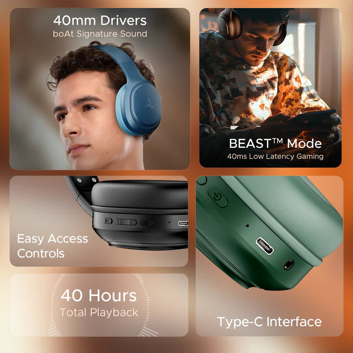 Rockerz 430 Over-Ear Headphone 