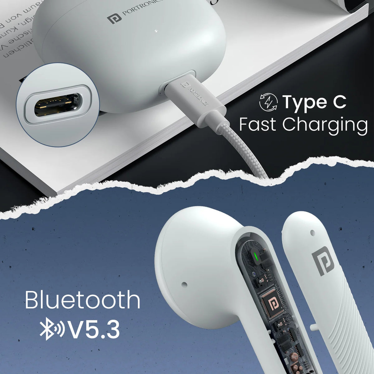 Harmonics Twins S18 Wireless Earbuds