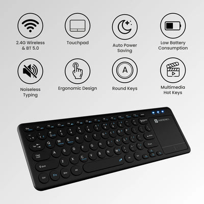 Bubble Pro Wireless Keyboard Touchpad