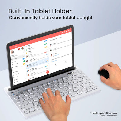 Bubble Dock Wireless Multi-Device Keyboard