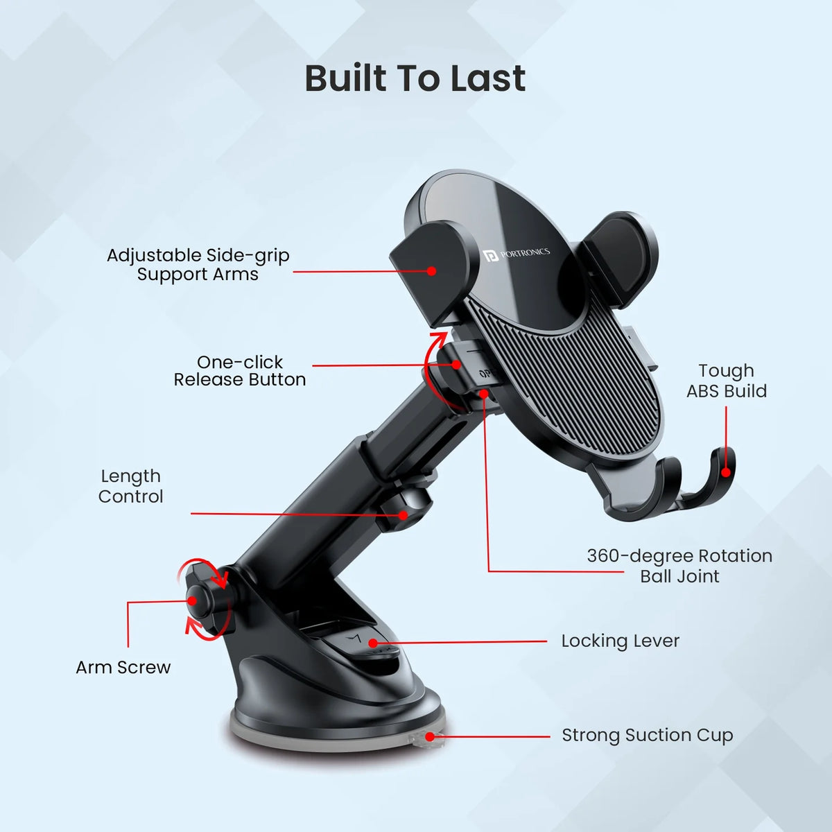Clamp M3 Universal Car Phone Holder