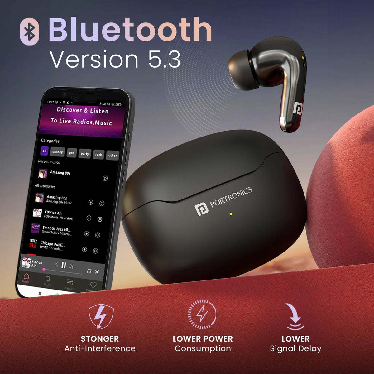 Harmonics Twins 33 Wireless Earbuds