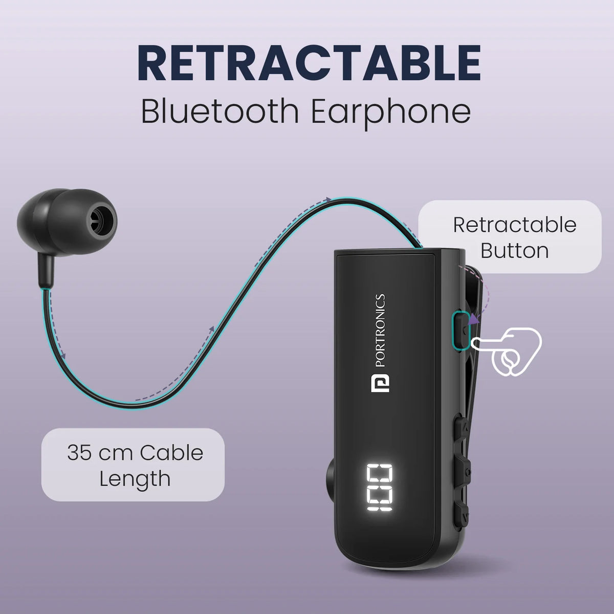 Harmonics Klip 7 Wireless Clip Earphone
