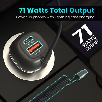 Car Power 1C USB-C Car Charger