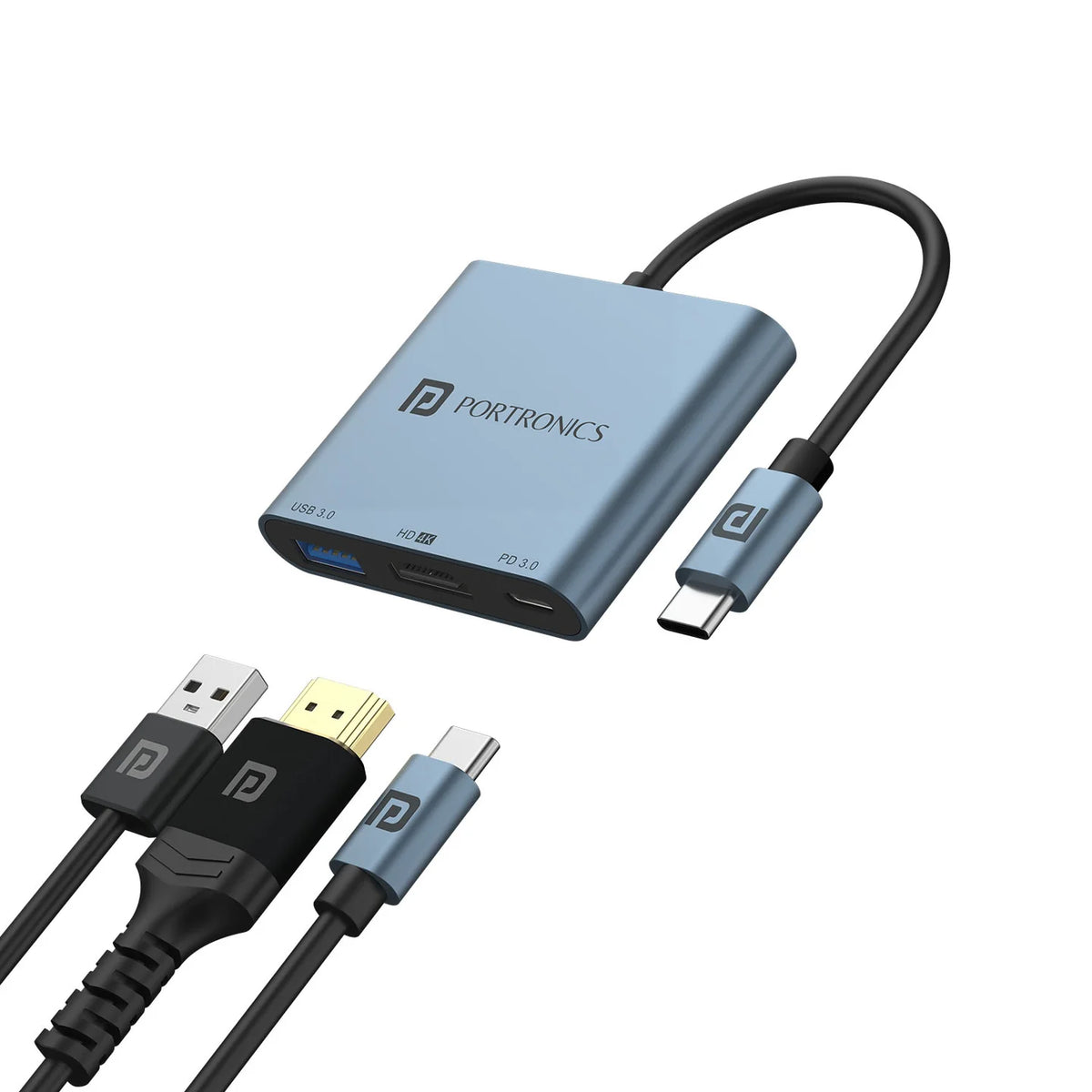 C-Konnect Plus 3-in-1 USB-C Hub