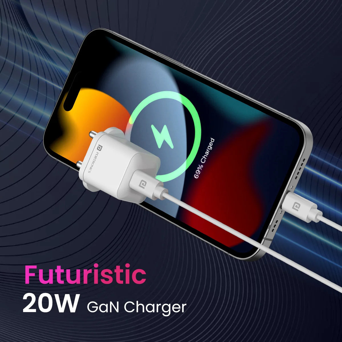 Adapto 20Lite 20W GaN Type-C Charger