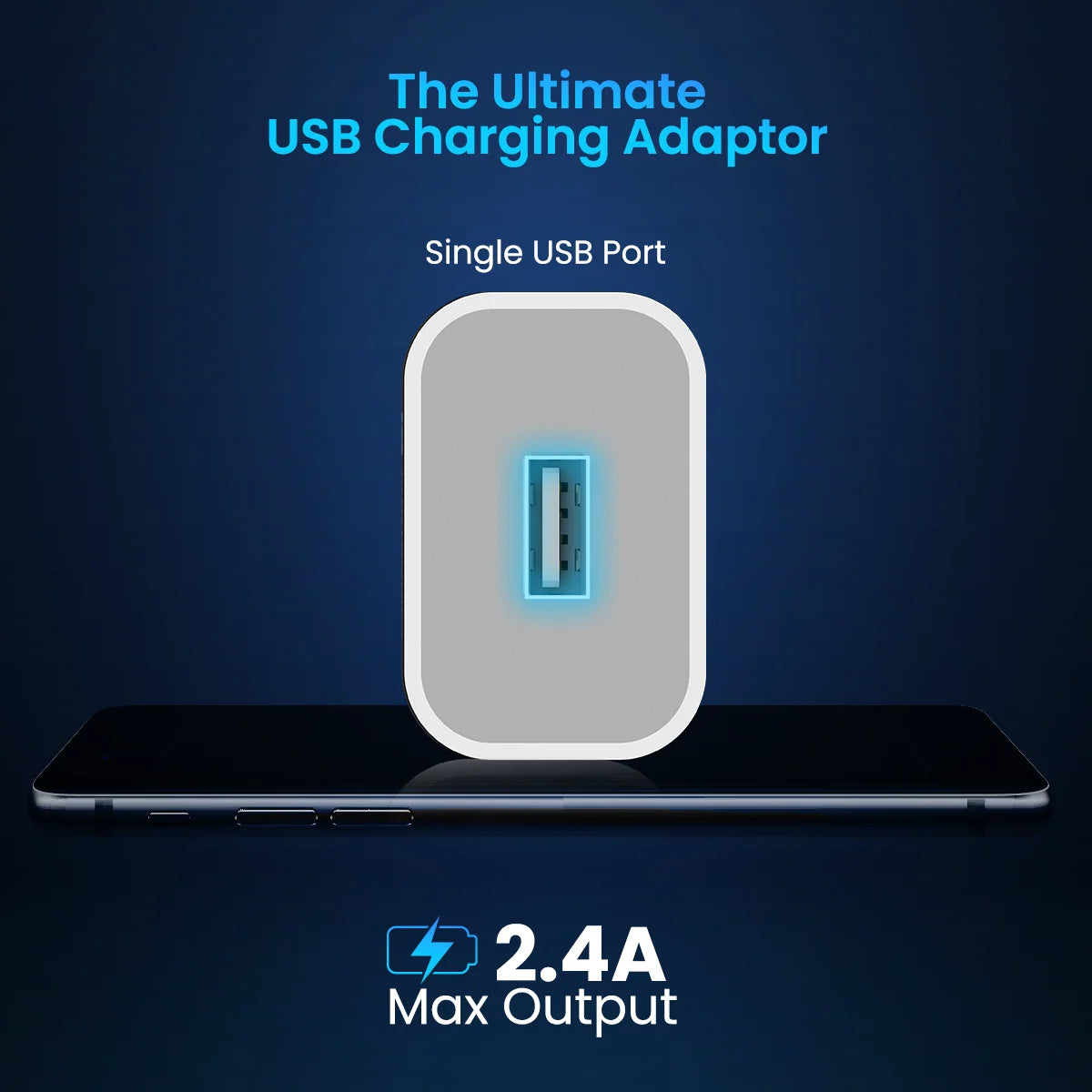 Adapto 12 12W Single USB Charger