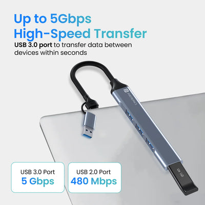 Mport 31 Pro 4-in-1 USB Hub
