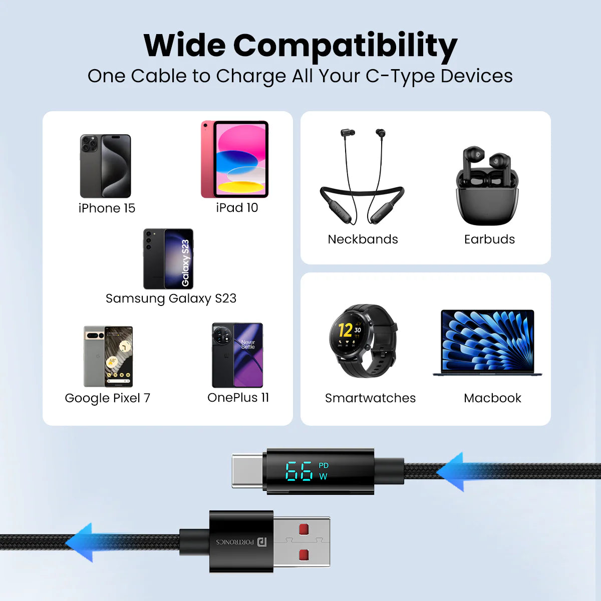 Konnect View 66W Fast Charging Cable