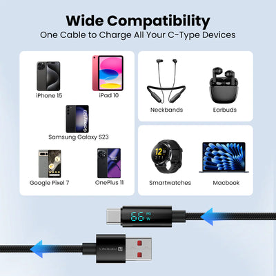 Konnect View 66W Fast Charging Cable