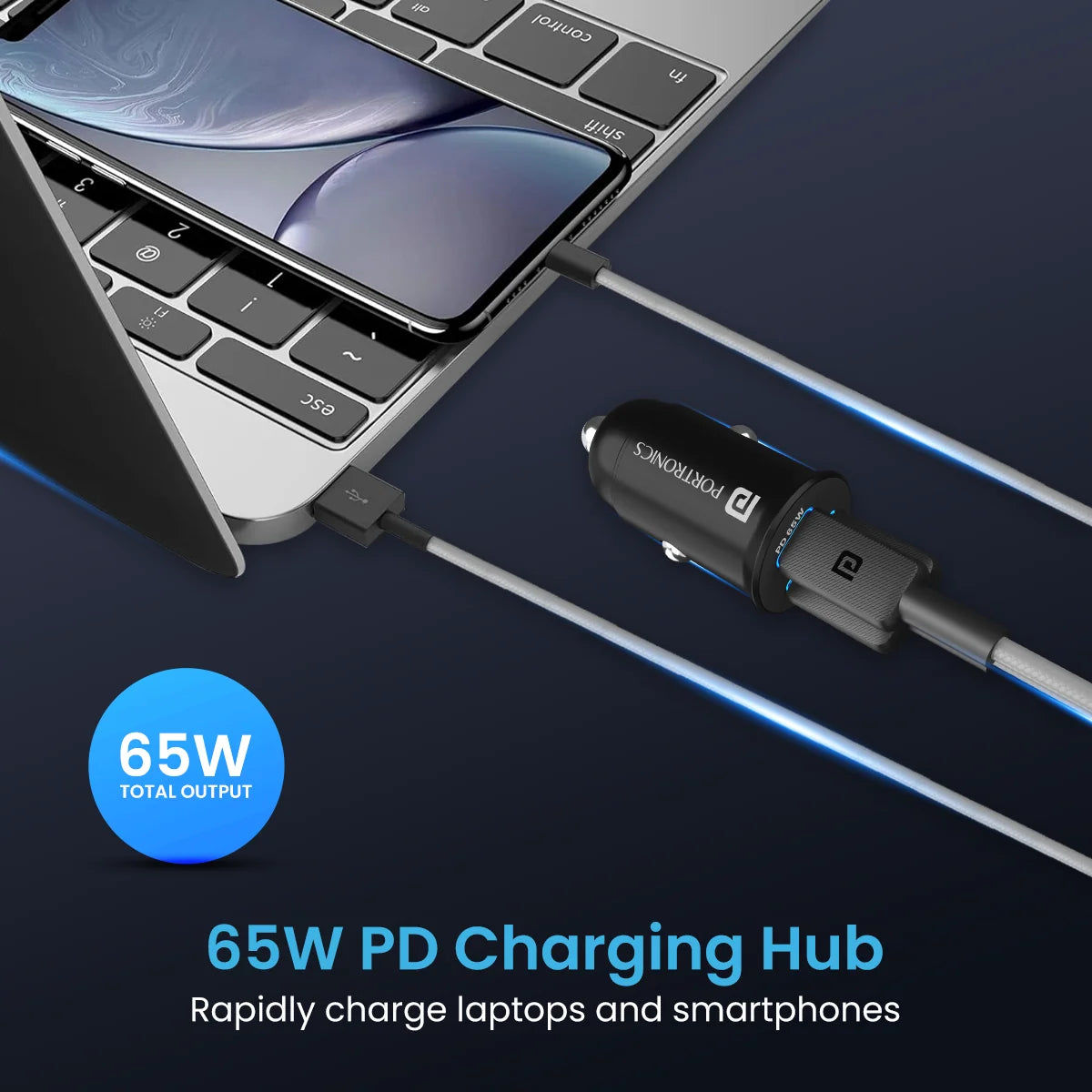 Car Power 65 Car Charger