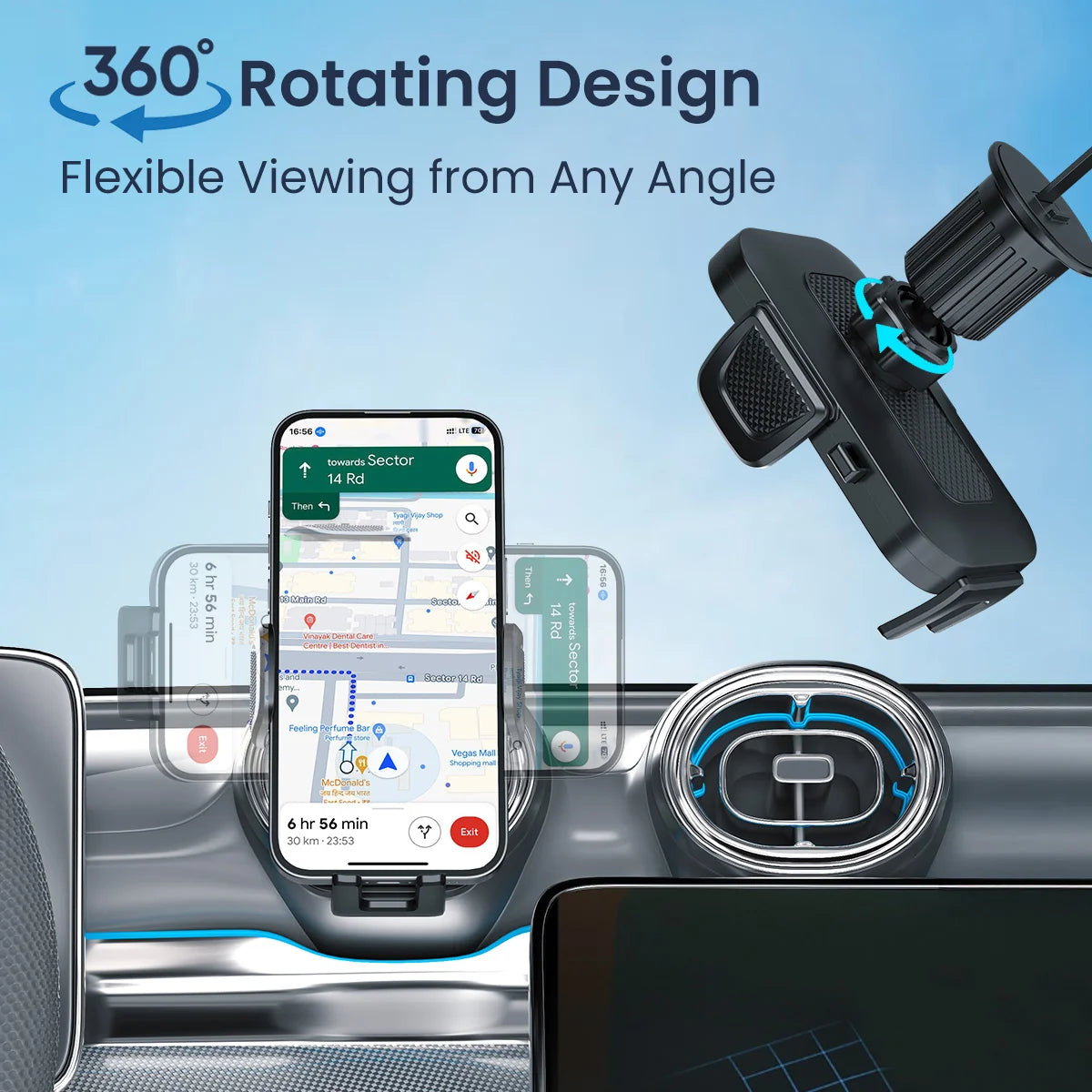 Clamp Y Universal Car Phone Holder