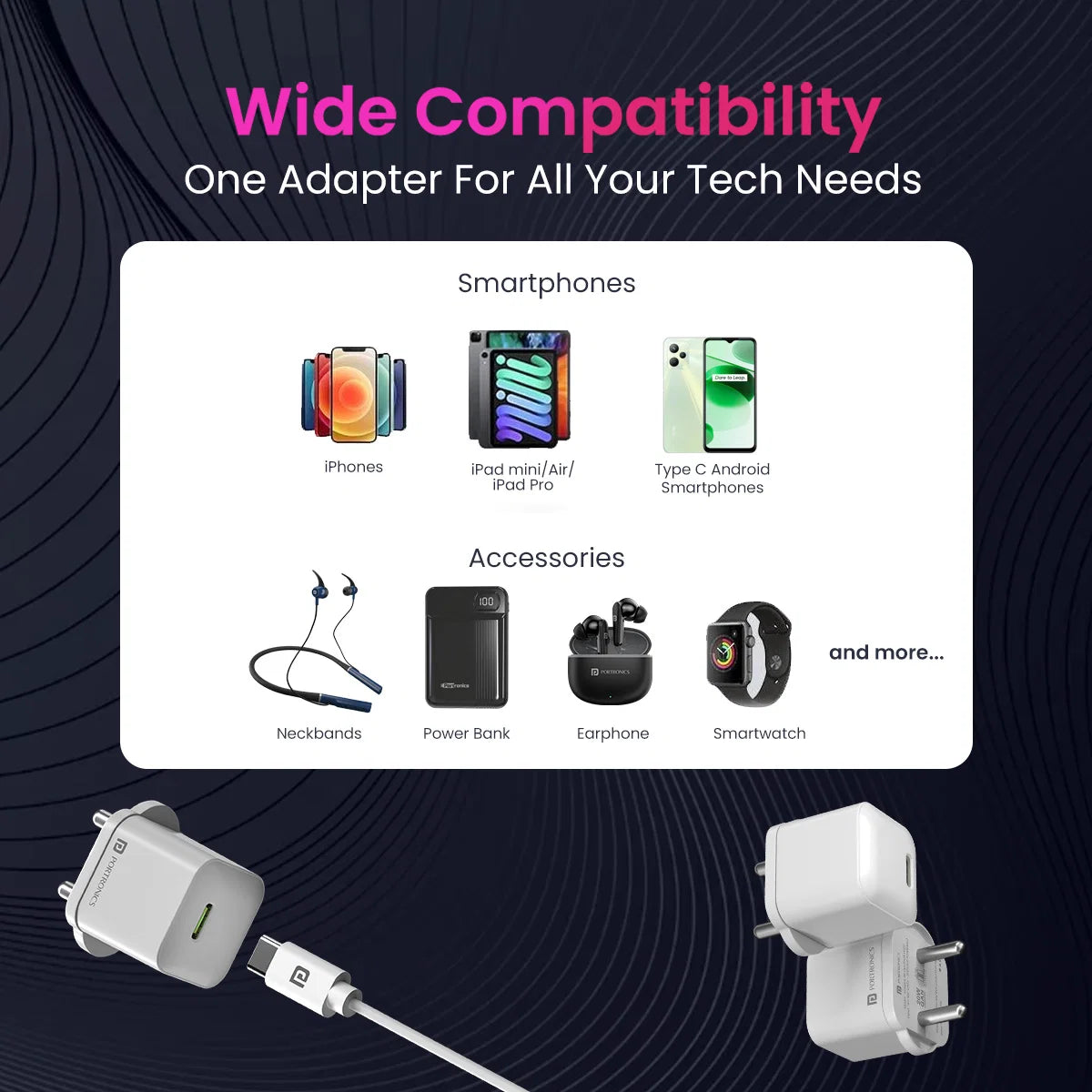 Adapto 20Lite 20W GaN Type-C Charger