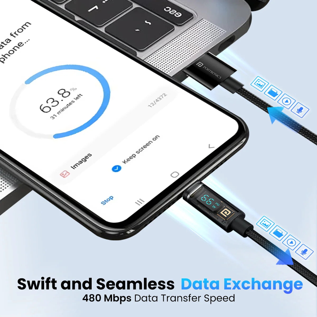 Konnect View 66W Fast Charging Cable