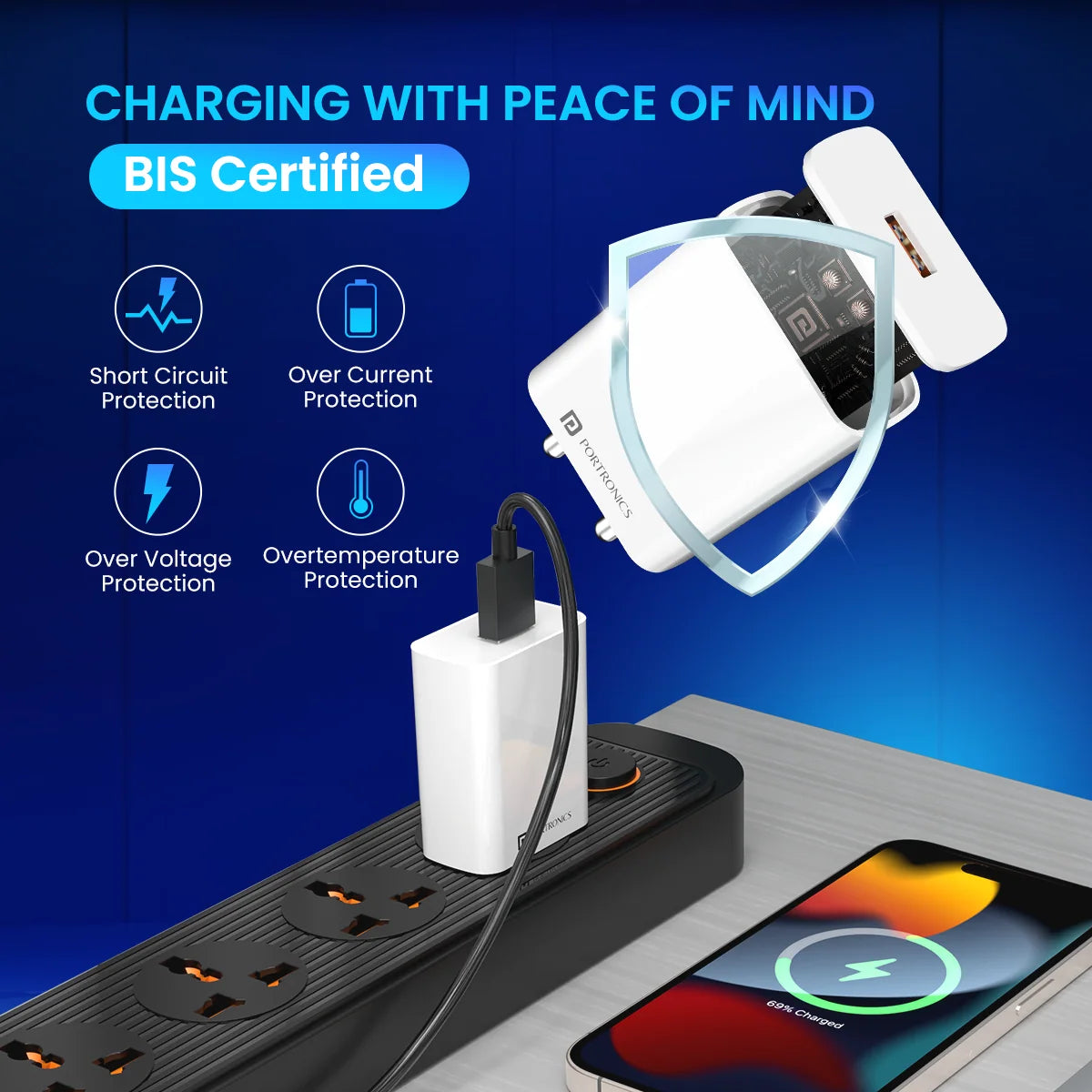 Adapto One Pro 18W USB Charger