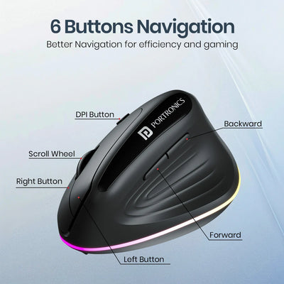 Toad Ergo 3 Vertical Wireless Mouse