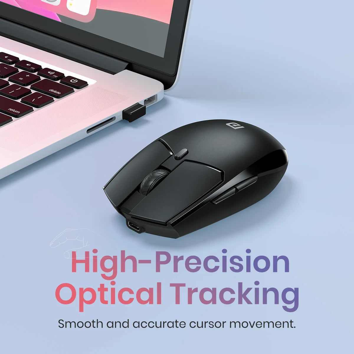 Toad 36 Ergonomic Wireless Optical Mouse