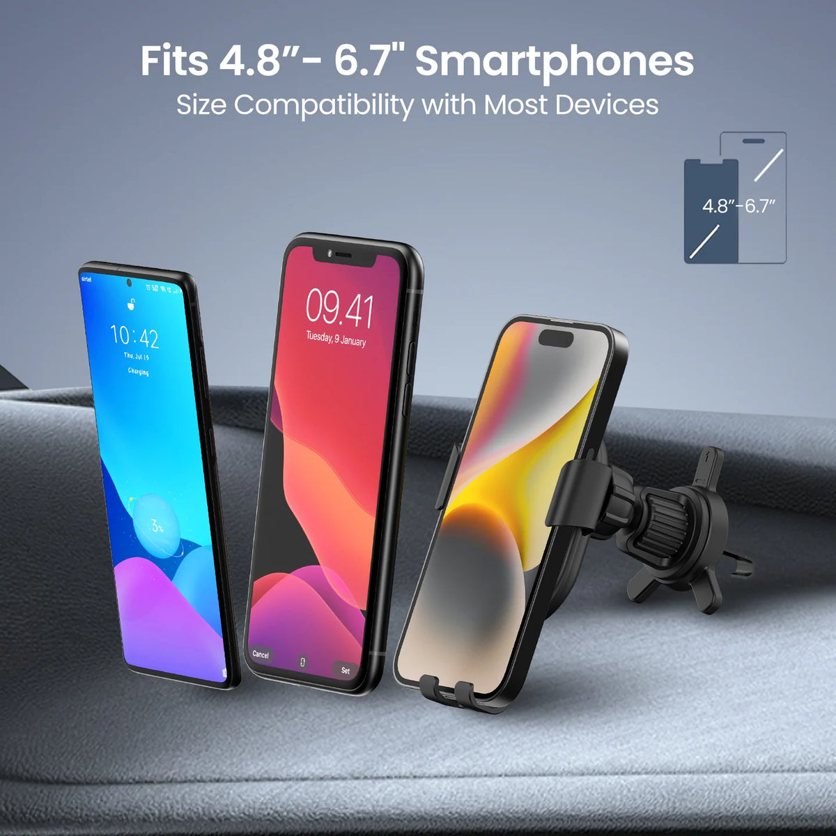 Charge Clamp 4 Wireless Car Charger