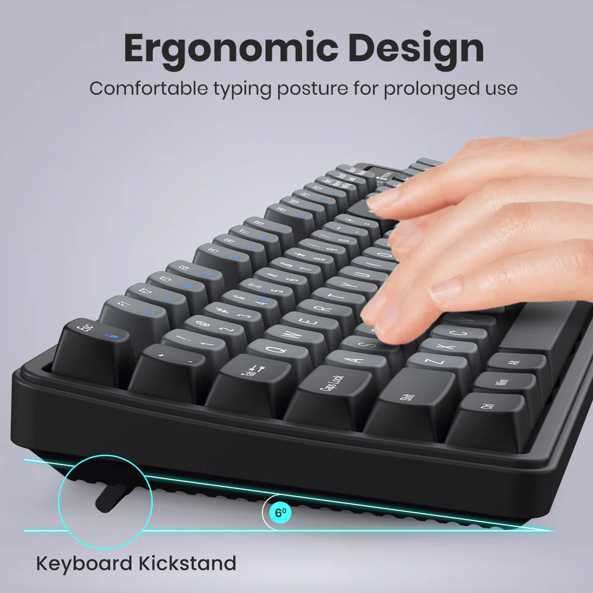 Key9 Combo Wireless Keyboard Mouse Set