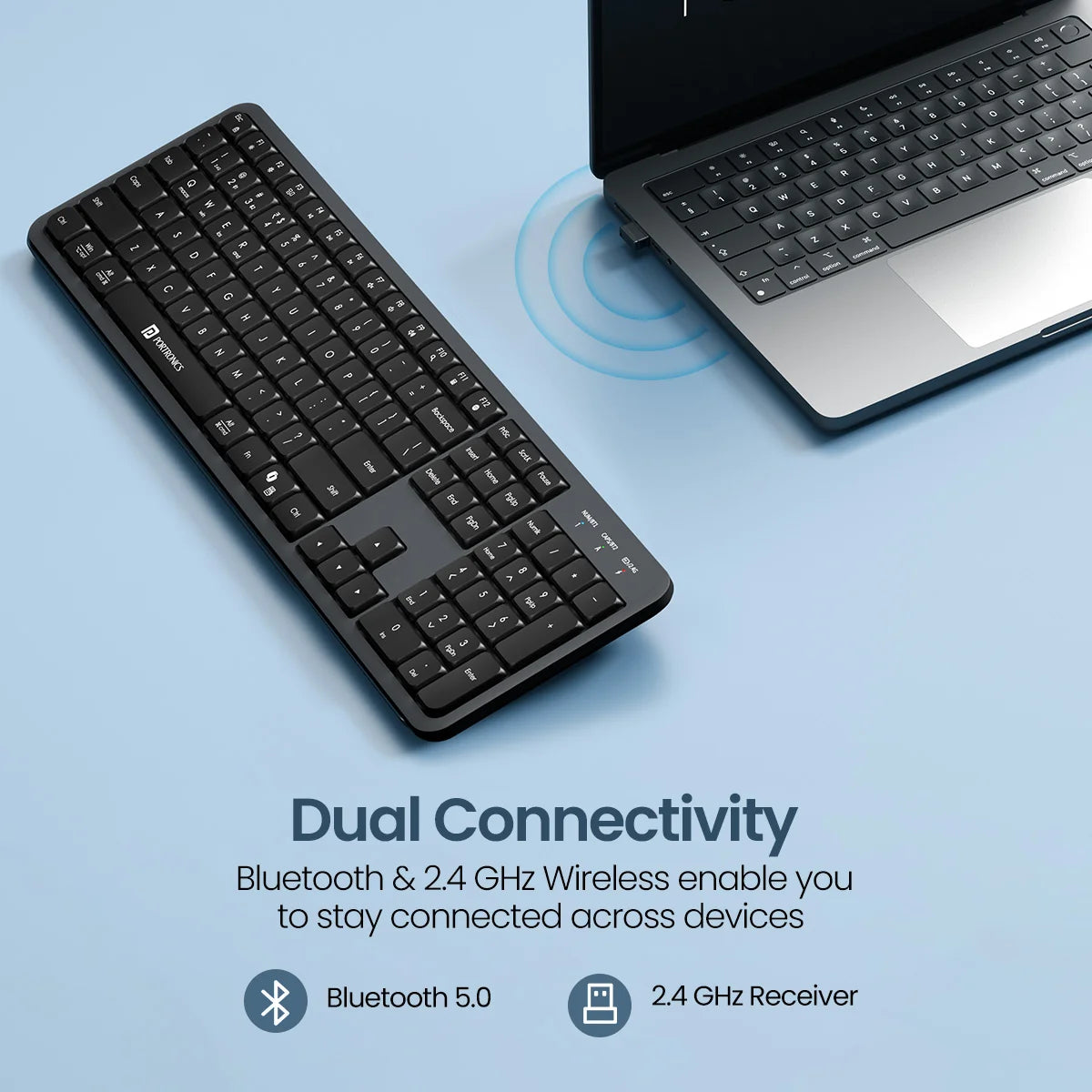 Akshr Prime Full-Size Wireless Keyboard