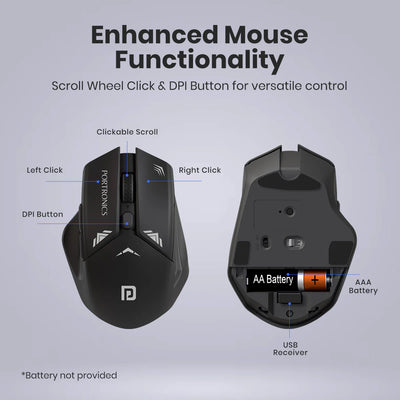 Key9 Combo Wireless Keyboard Mouse Set