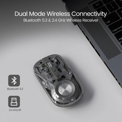 Toad 8 Transparent Wireless Optical Mouse