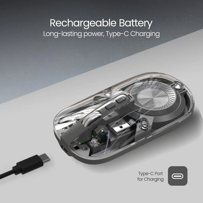 Toad 8 Transparent Wireless Optical Mouse