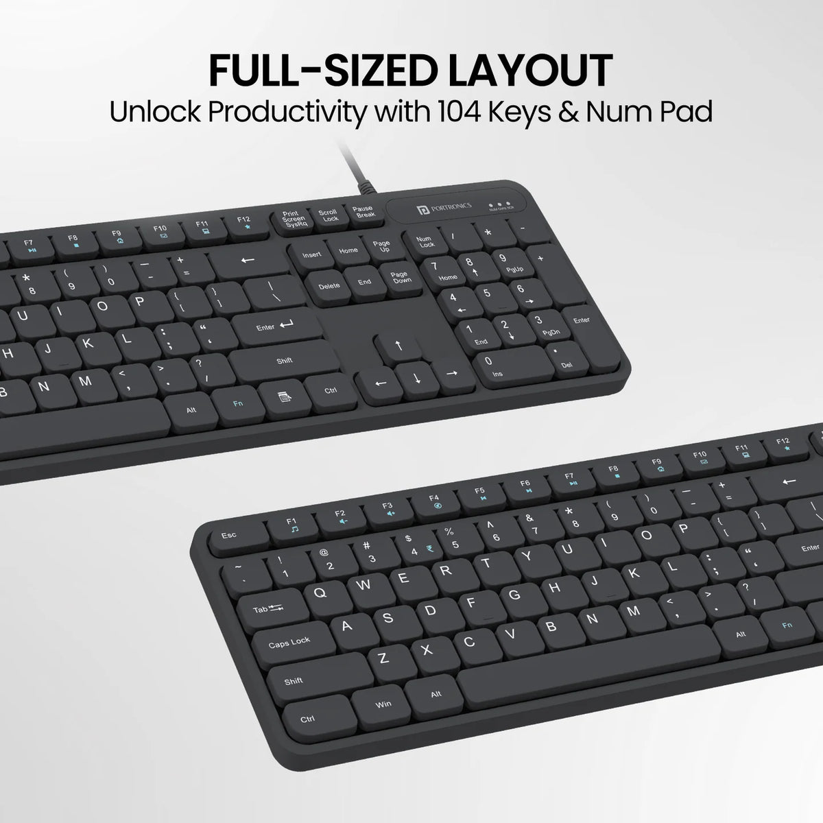 Ki-Pad 3 Full-Size Wired Keyboard
