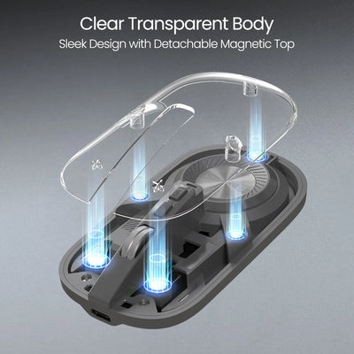 Toad 8 Transparent Wireless Optical Mouse