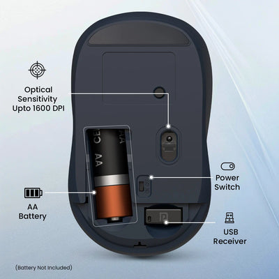 Toad 34 Ergonomic Wireless Optical Mouse
