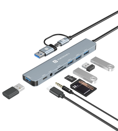 Mport 8 Plus 8-in-1 USB-C Hub
