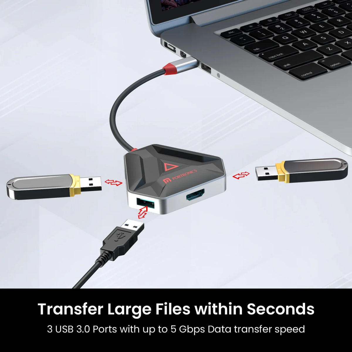 MPort 6C 6-in-1 USB-C Multiport Hub