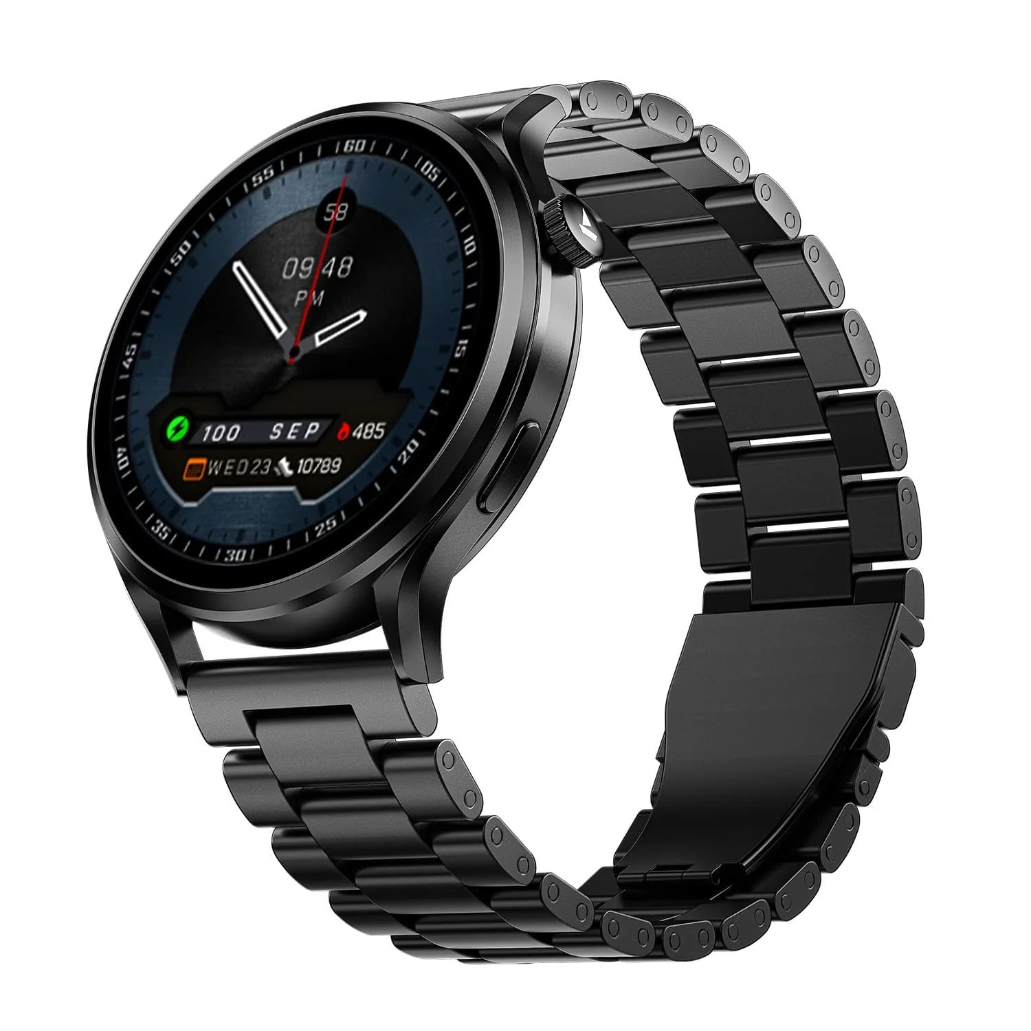 Lunar Discovery Pro Smartwatch #band-color_steel-black