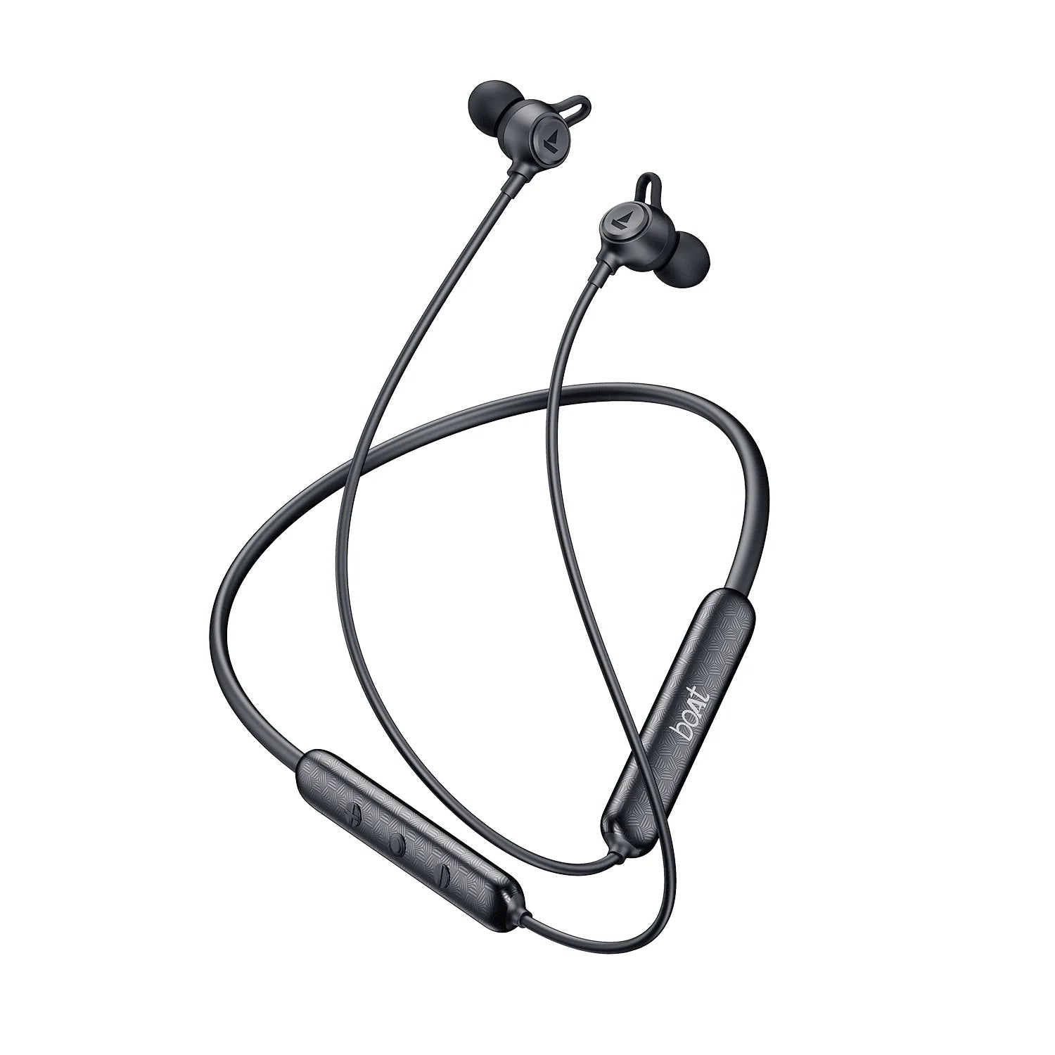 Rockerz Bold Magnetic Neckband #color_onyx-black